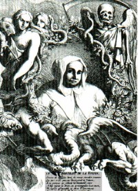 Portrait of La Voisin by Chasteau Guillaume (c.1680)