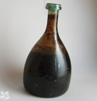A witch bottle found intact on the Purbeck estate in Dorset, England