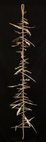 19th Century witch's ladder found in Wellington, Somerset, England (now in Pitt Rivers Museum, Oxford)